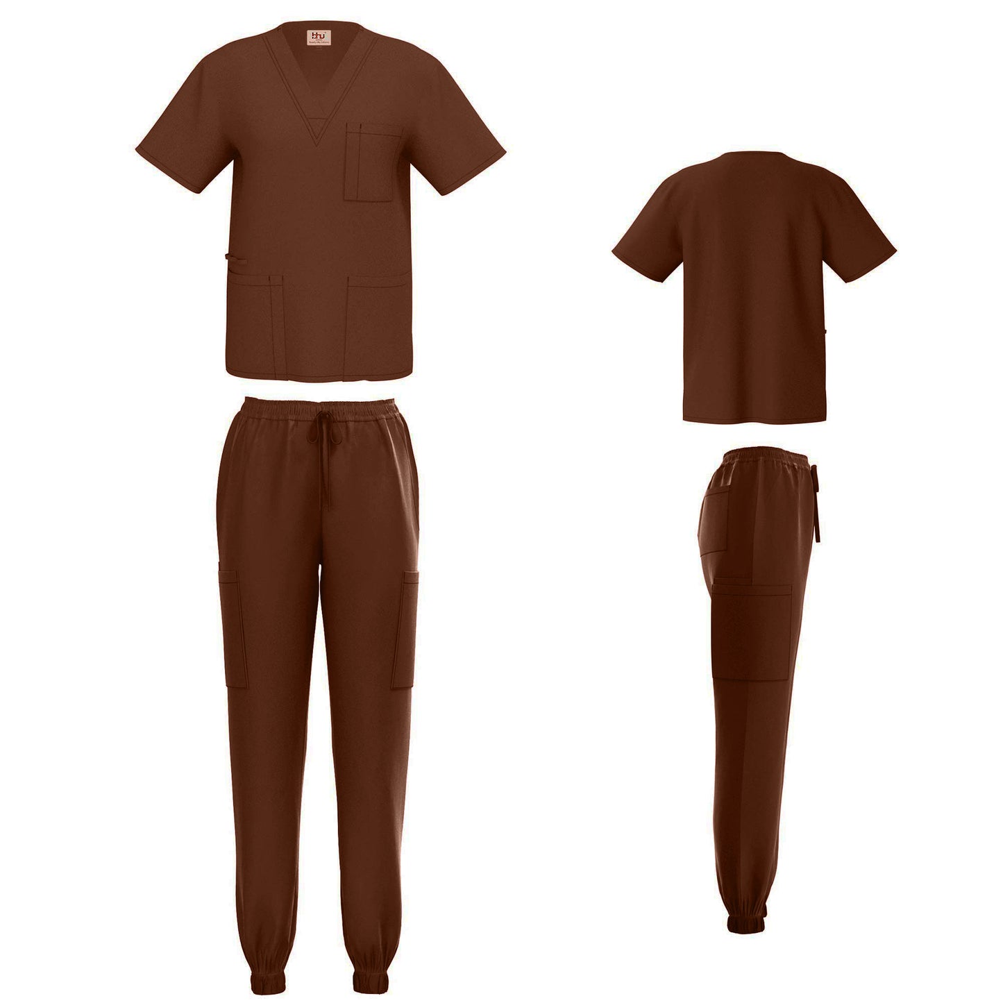 Unisex V-Neck Scrub Set