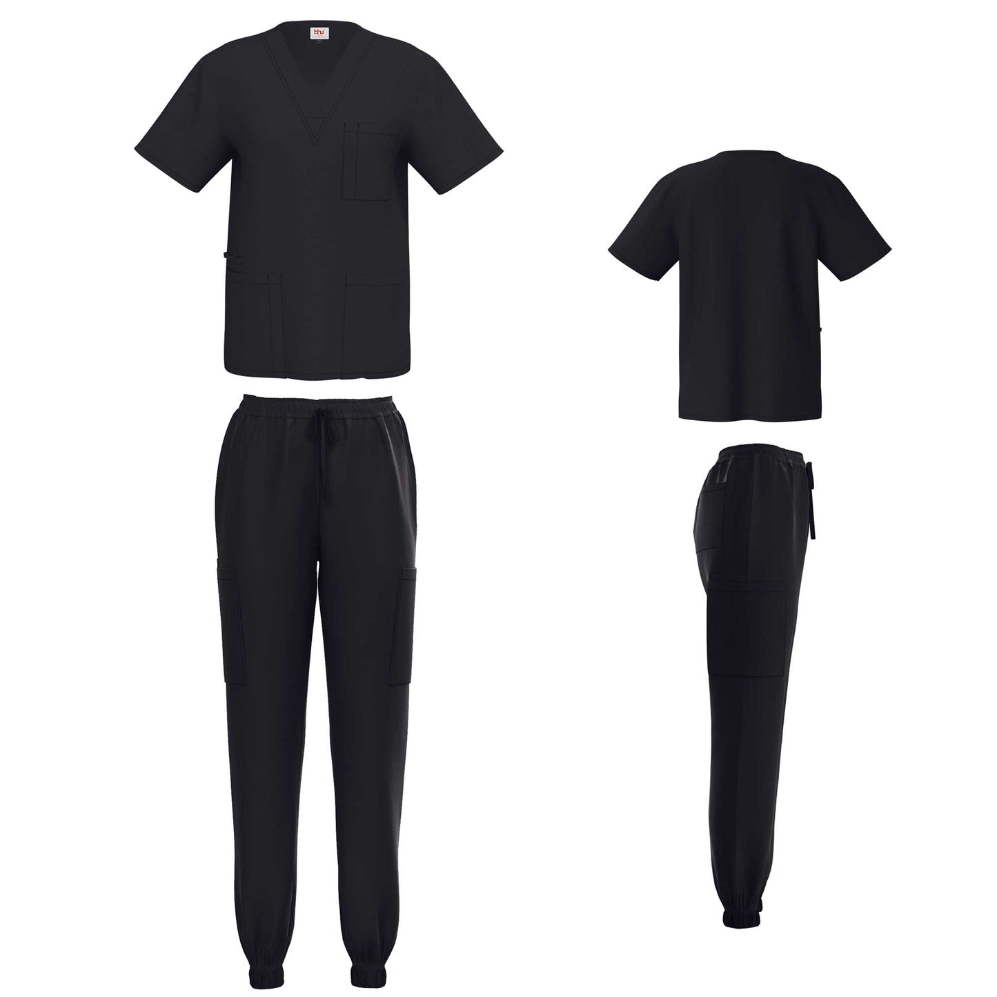 Unisex V-Neck Scrub Set