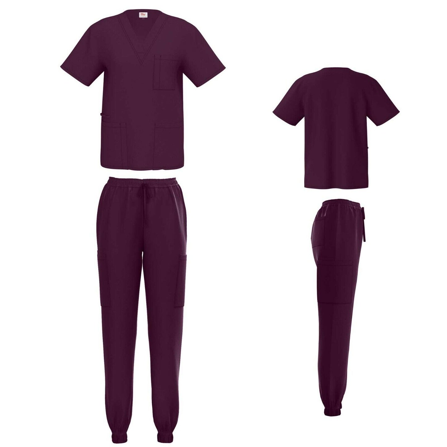 Unisex V-Neck Scrub Set