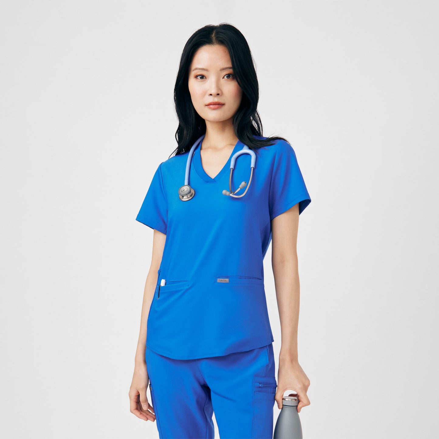 Landau Forward Women's 3-Pocket V-Neck Scrub Top