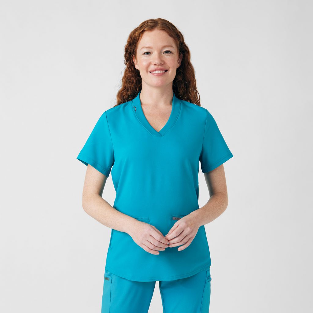 Landau Forward Women's 3-Pocket V-Neck Scrub Top