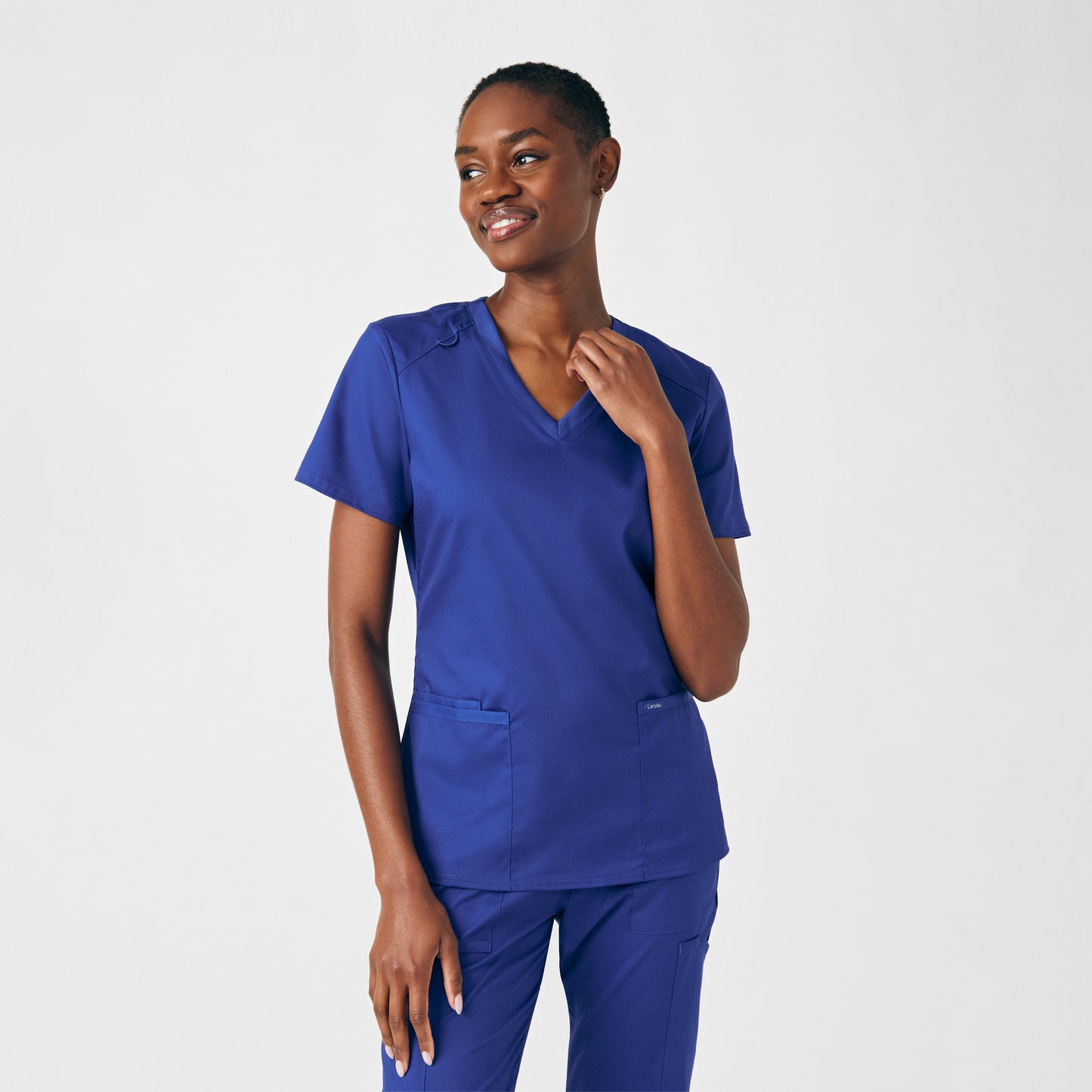 Landau ProFlex Women's 3-Pocket V-Neck  Scrub Top