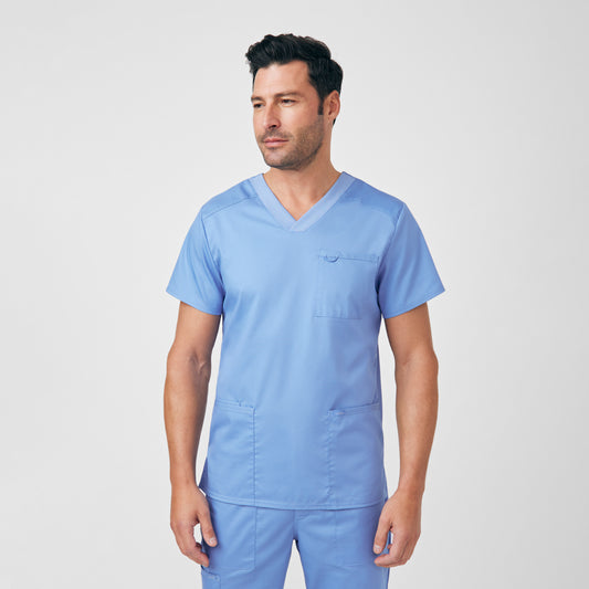 Landau ProFlex Men's 4-Pocket V-Neck Scrub Top