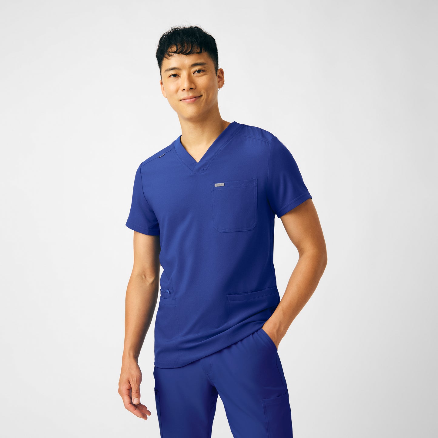 Landau Forward Men's 4-Pocket V-Neck Scrub Top