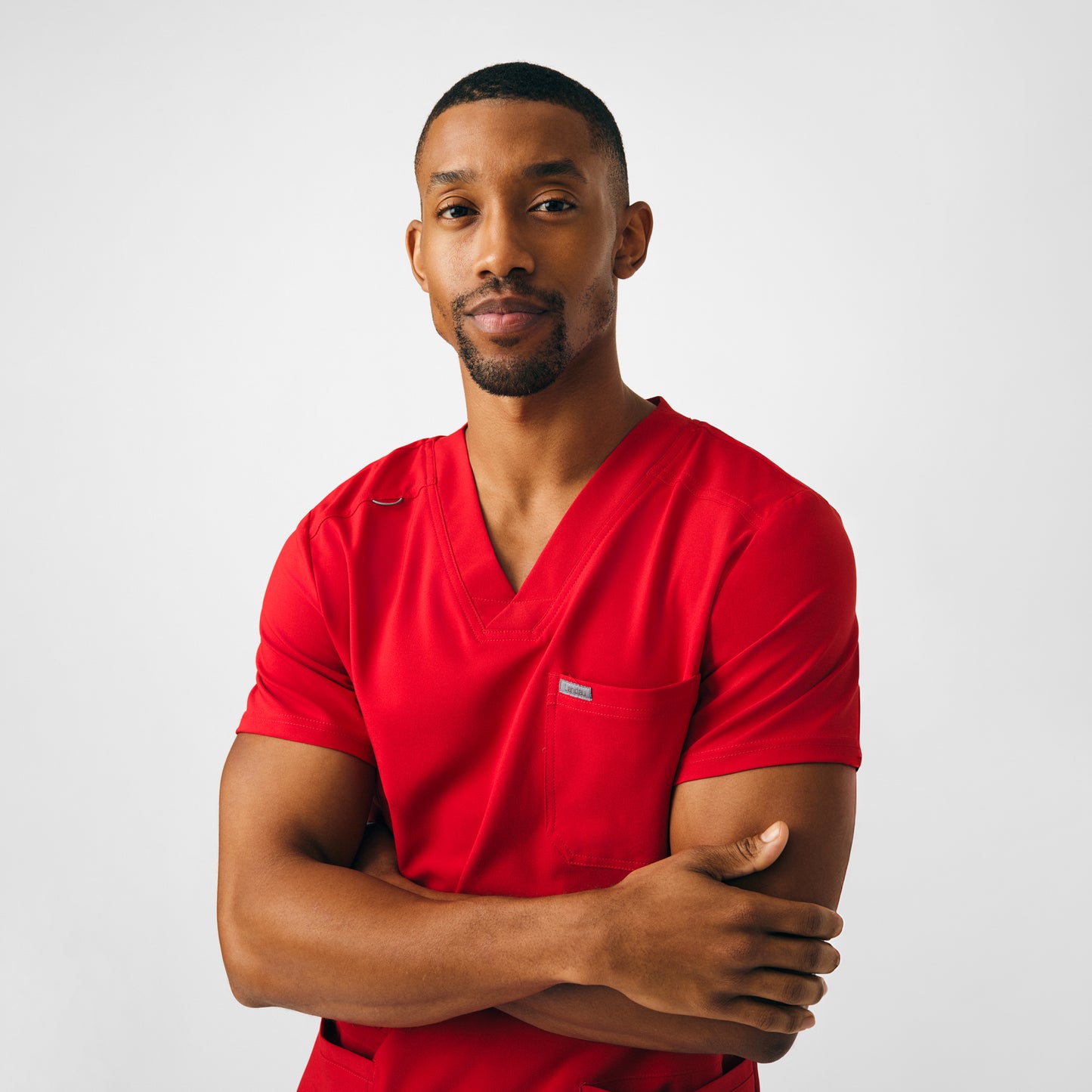 Landau Forward Men's 4-Pocket V-Neck Scrub Top