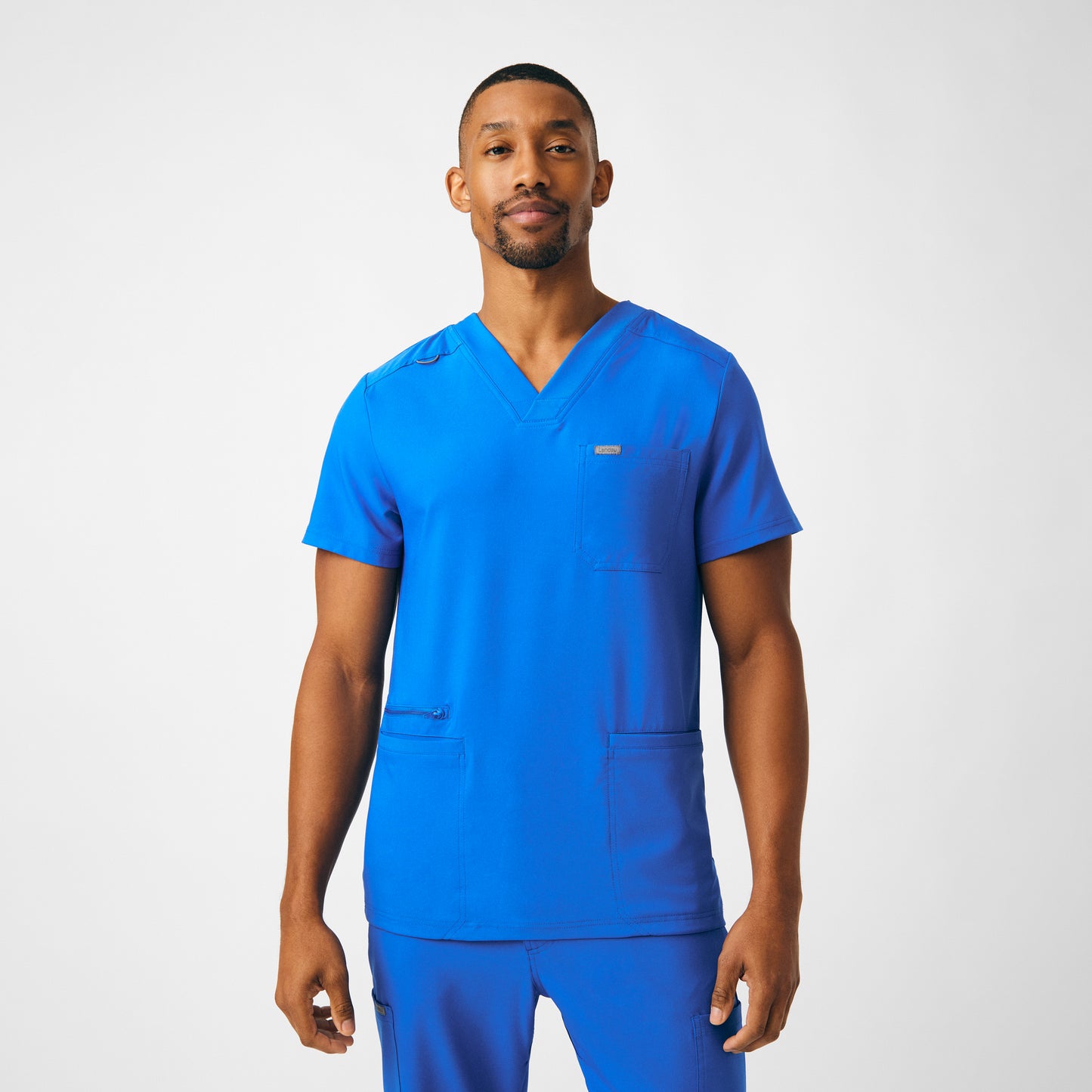 Landau Forward Men's 4-Pocket V-Neck Scrub Top