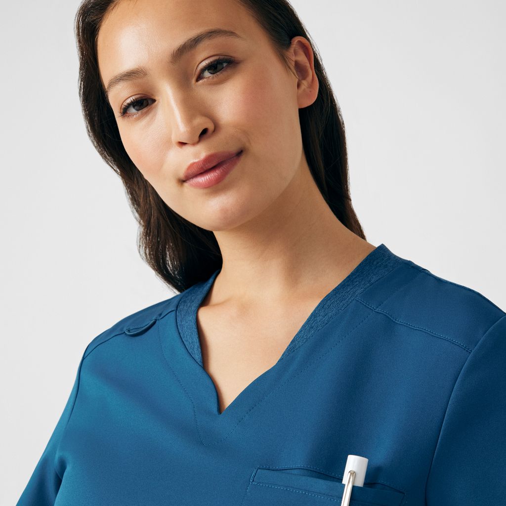 WOMEN'S - White Cross VIBE Women's 2-Pocket V-Neck Scrub Top