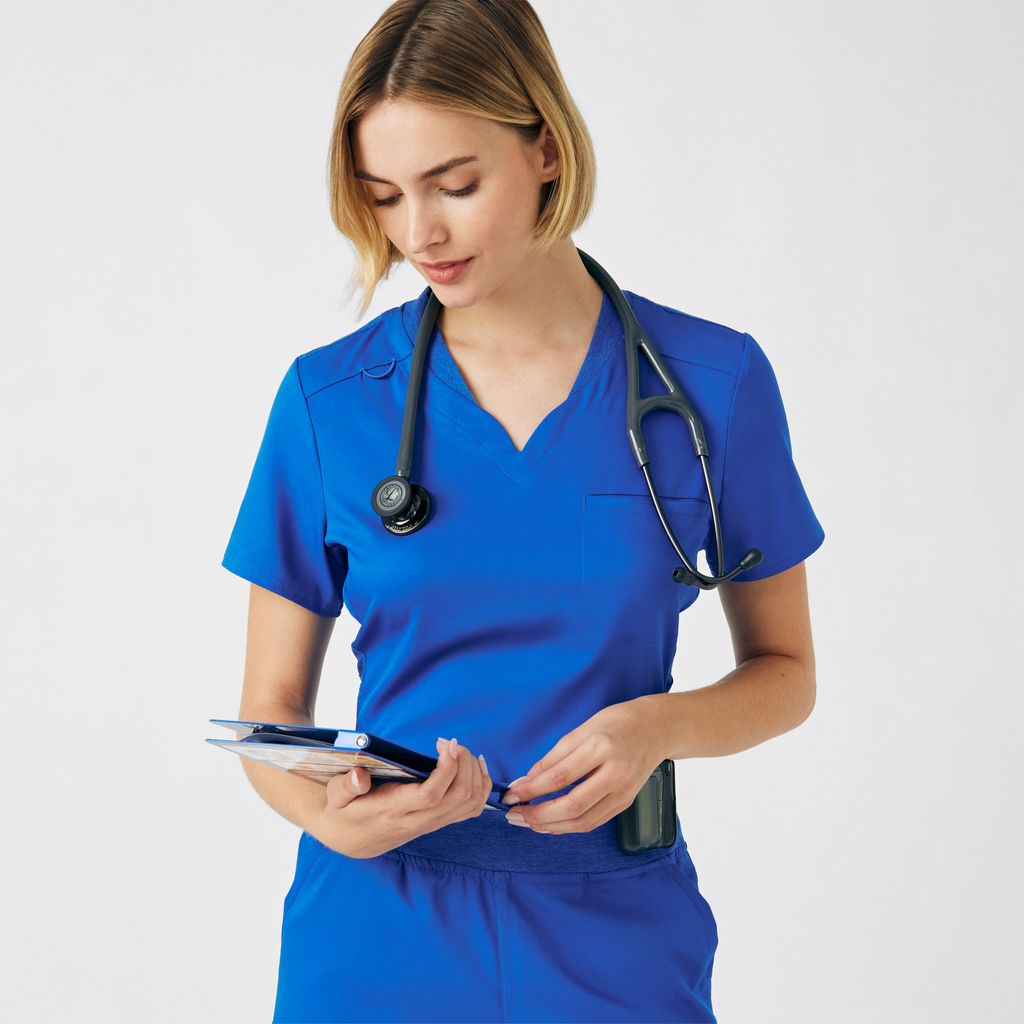 WOMEN'S - White Cross VIBE Women's 2-Pocket V-Neck Scrub Top