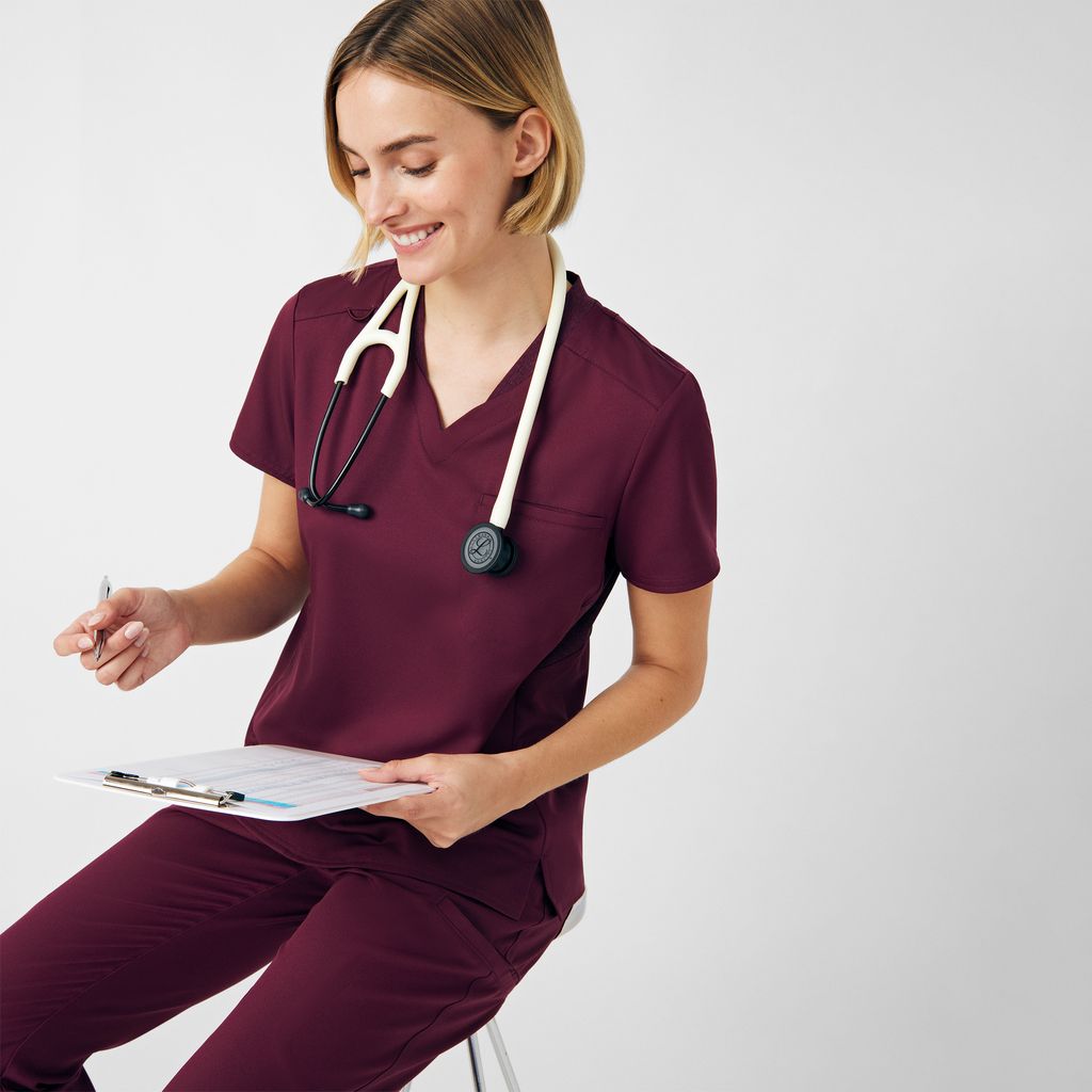 WOMEN'S - White Cross VIBE Women's 2-Pocket V-Neck Scrub Top